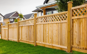 Wooden Garden Fencing Harrogate